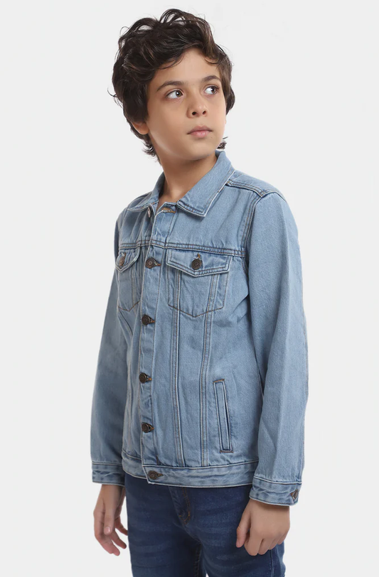 Boys Denim Jacket Export Quality - Age  2Y to 12Yrs - Fashion Decent Denim Jacket for Boys - Winter Jeans Jacket