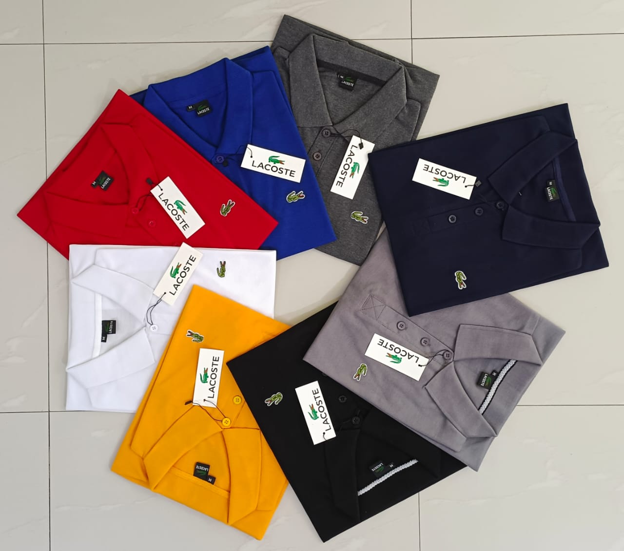 Lacoste Premium Plain Polo Tee Shirt l Elegant Style l Decent Colors