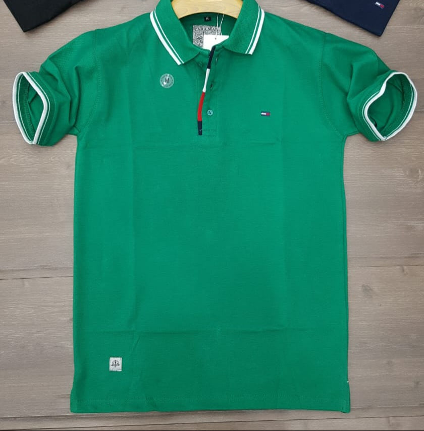 Tommy Premium Plain Polo Tee Shirt l Elegant Style