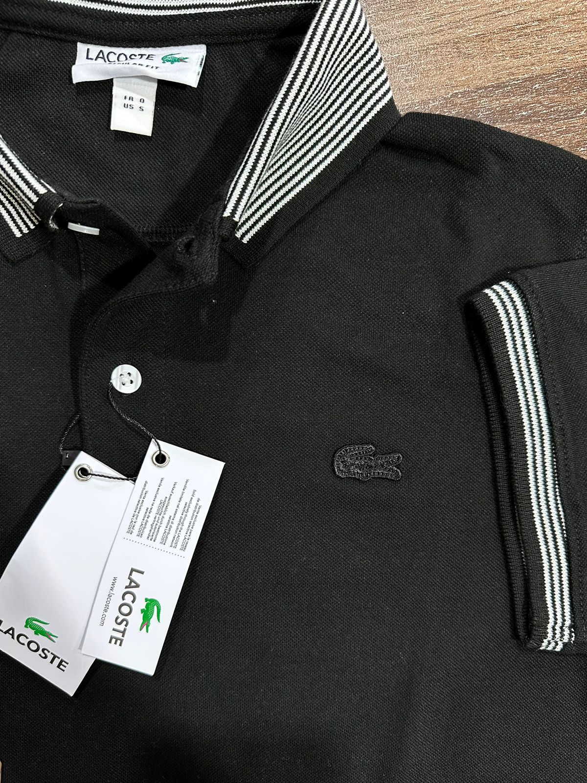 Lacoste Polo Shirt - Ultra Soft China Dotted Fabric - Premium Quality Collar Polo