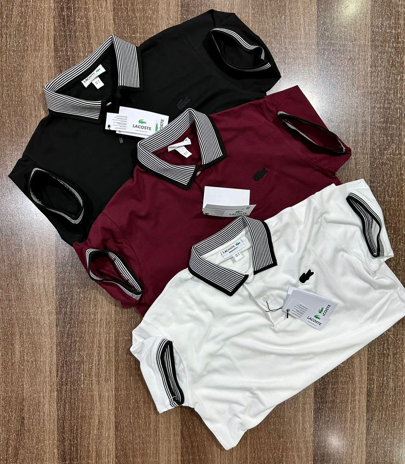 Lacoste Polo Shirt - Ultra Soft China Dotted Fabric - Premium Quality Collar Polo
