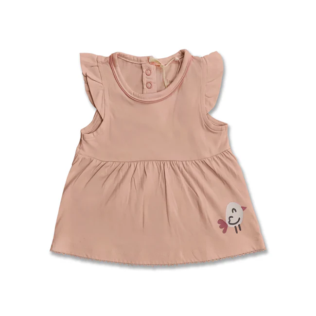 Lupilu Pink Frock Original Bangladesh - Ultra Soft Organic Cotton - Newborn