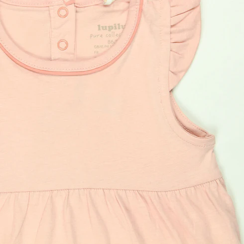 Lupilu Pink Frock Original Bangladesh - Ultra Soft Organic Cotton - Newborn