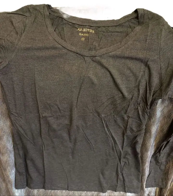 Almas Brand Original Plain Tee Shirts - Blended Breathable Fabric