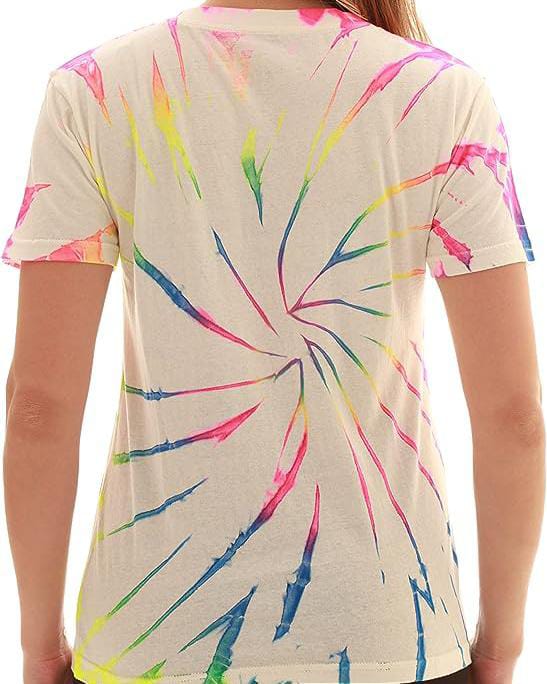PoPSurf Eye Catching Tie Dye Tee Shirt (Rainbow)