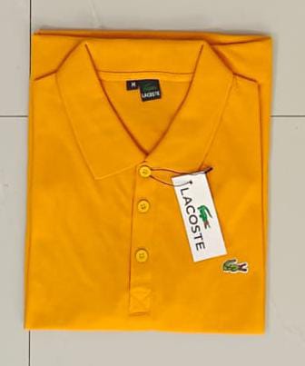 Lacoste Premium Plain Polo Tee Shirt l Elegant Style l Decent Colors