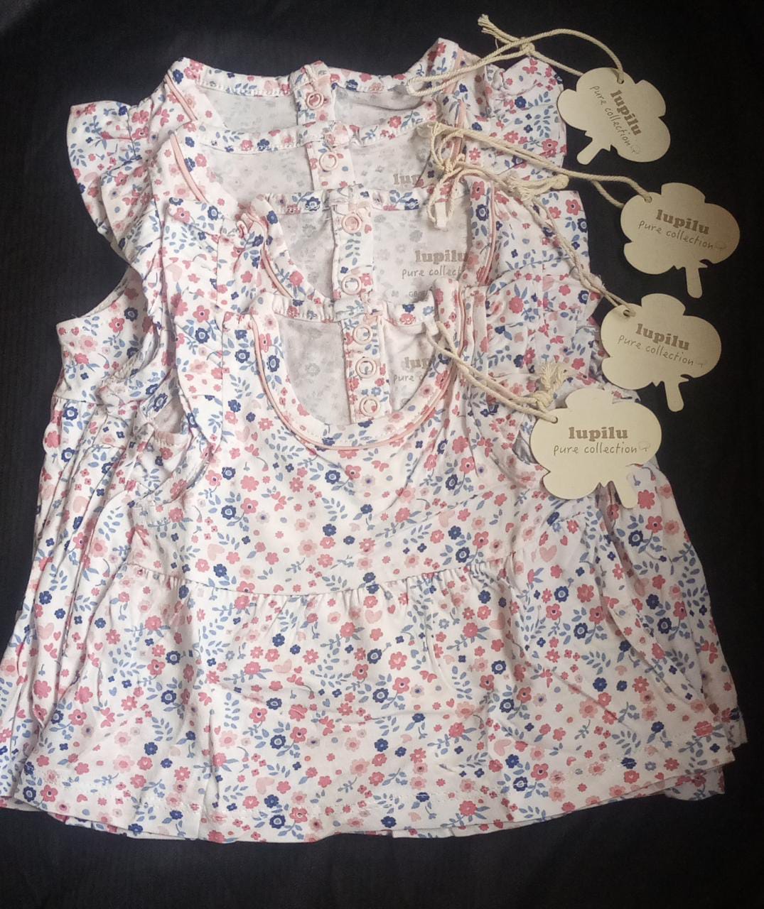 Lupilu Frocks Original Bangladesh Ultra Soft Organic Cotton Newborn (0Months to 2Years)