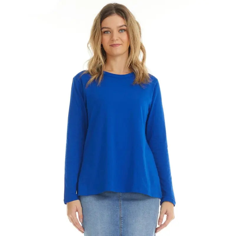 Almas Royal Blue CrewNeck - Soft Summer Jersey