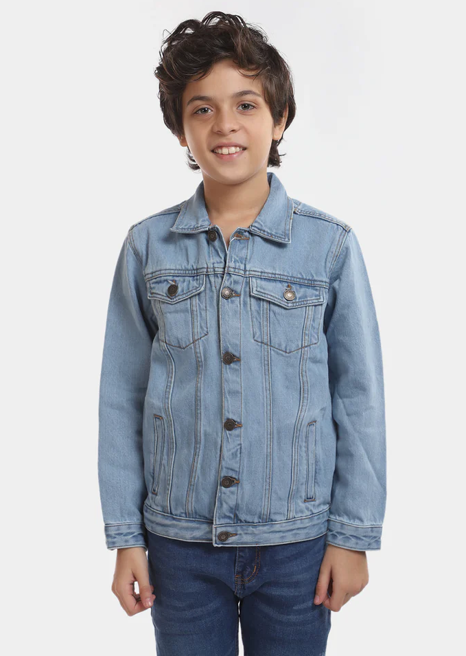 Boys Denim Jacket Export Quality - Age  2Y to 12Yrs - Fashion Decent Denim Jacket for Boys - Winter Jeans Jacket