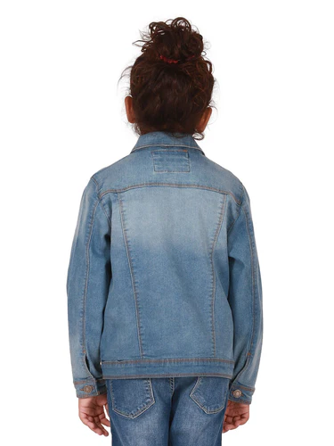 Girls Denim Jackets Export Quality - Age  2Y to 12Yrs - Fashion Decent Denim Jacket for Girls - Winter Jeans Jacket
