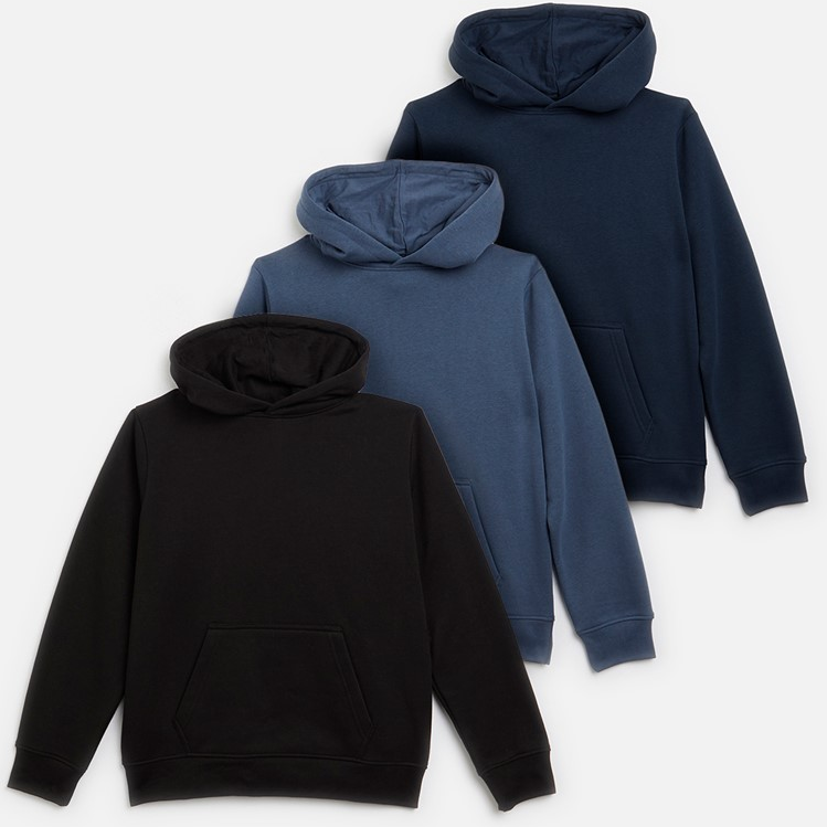 Kangaroo Poo Boys Hoodie – Black-Navy-E.Blue