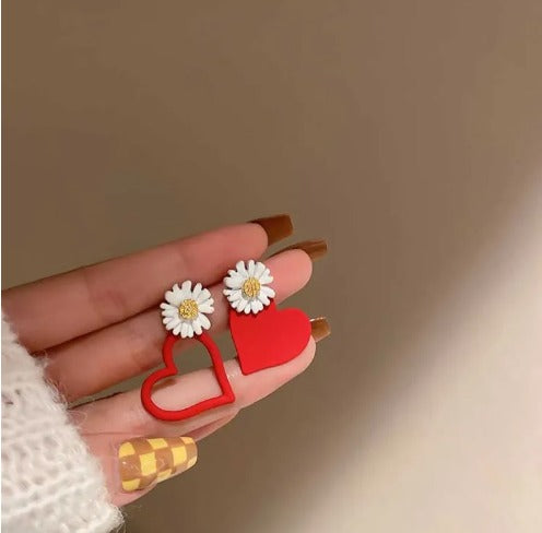 Fashion Heart Drop Earrings ❤️💛 Trendy 2022 Accessoires Woman Girls ✨