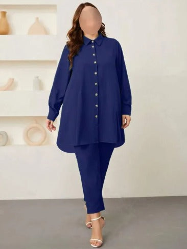 "Stitched Tail Style Two Piece Suit for Women 👗✨"