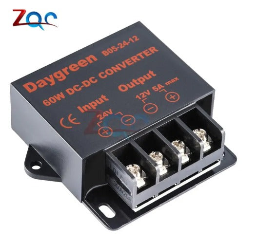 🚗 Car LED Step Down DC-DC Converter 24V to 12V 5A ⚡