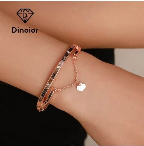 💖 Charms Love Roman Number Bracelets & Bangles: Europe & America Styles