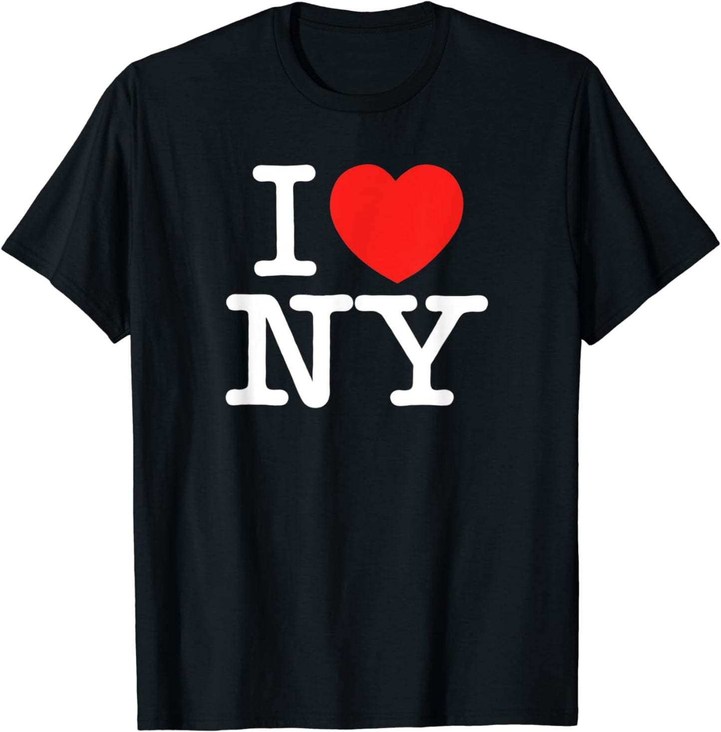 I Love NY Tee Shirt - Heart New York - CrewNeck Tees - Ultra Soft Summer Cotton Fabric