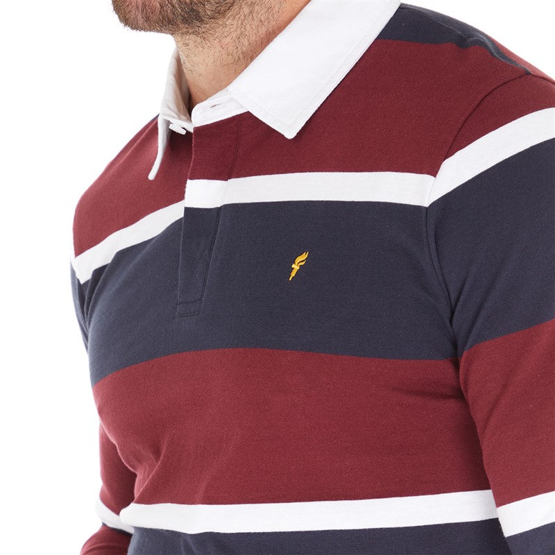 Onfire Brand Rughby Long Sleeves Polo Shirt