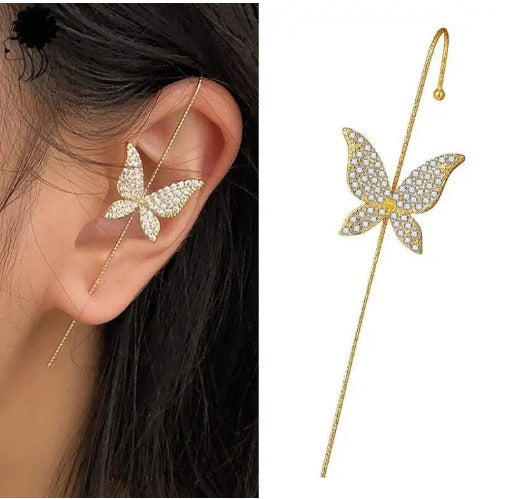 Ghost Punk Dangle Earrings 👻 Vintage Asymmetric Jewelry 🔗 Y2K Aesthetic