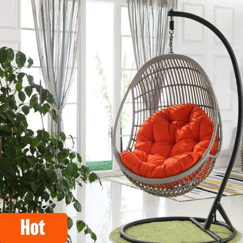 🥚 Hanging Egg Swing Chair Cushion - Outdoor/Indoor Seat Mat 🌿