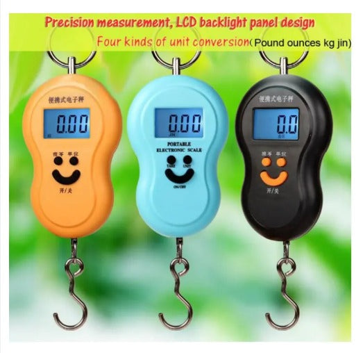 📊🎣 Portable Digital Hook Scale - Multi-Purpose Weighing Solution