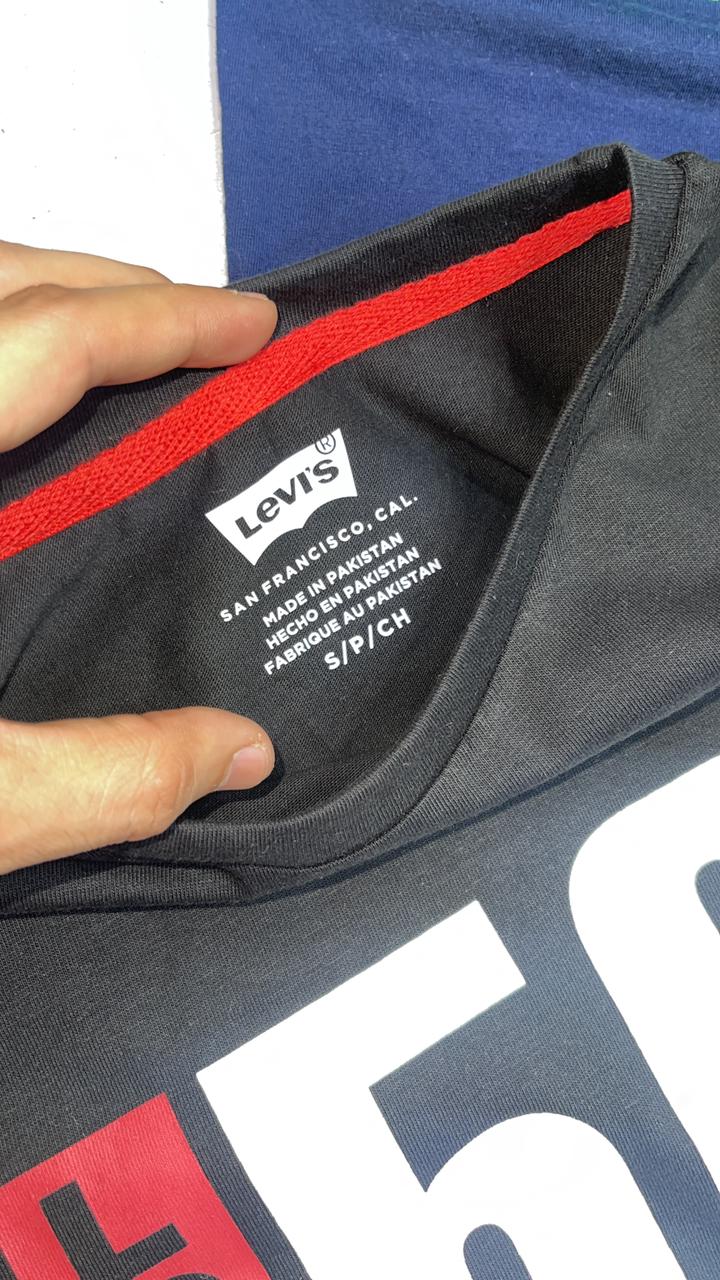 Levi´s 501 VINTAGE - Fit Graphic - Elegant Jet Black - Crew Neck  - Ultra Soft Cotton