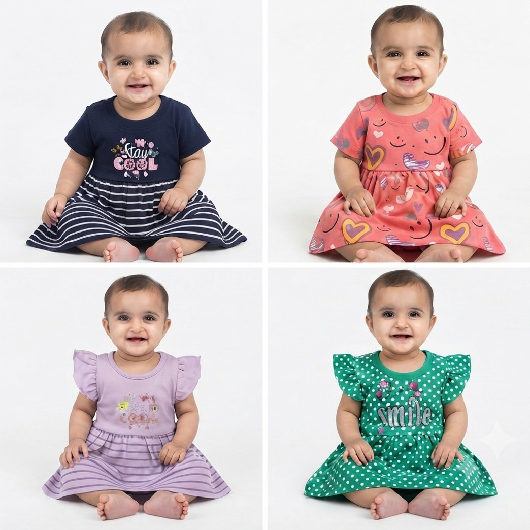 Ultra Soft Cotton Everyday Frocks